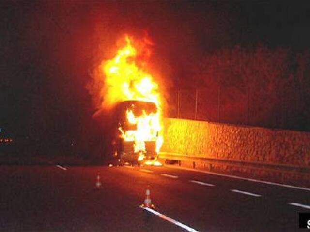 Požiar autobusu