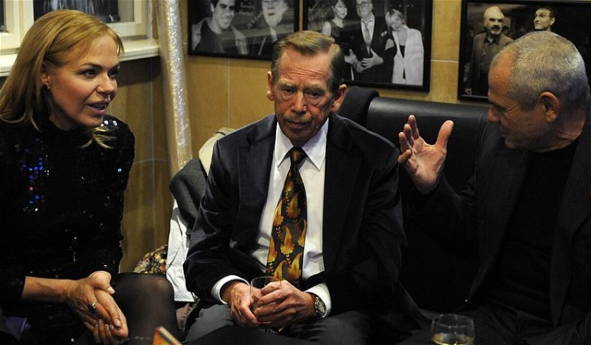 Dagmar Havlová, Václav Havel a Milan Kňažko