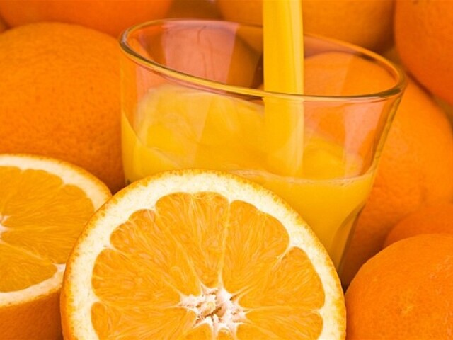pomaranče - šťava - vitamín C - výživa