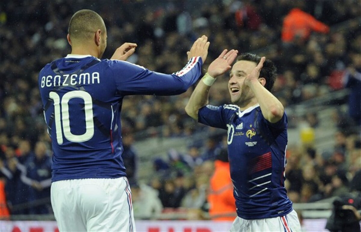 Mathieu Valbuena, Karim Benzema 