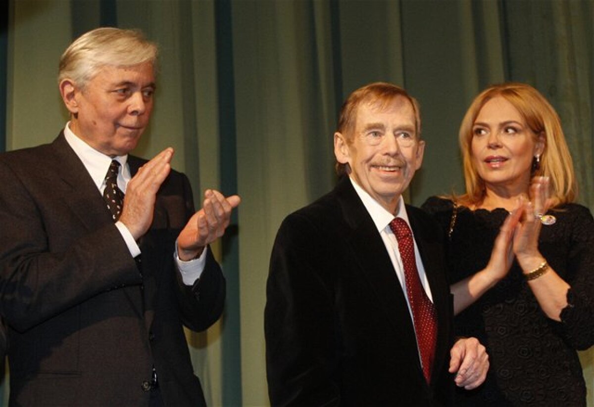 Josef Abrhám, Václav Havel, Dagmar Havlová