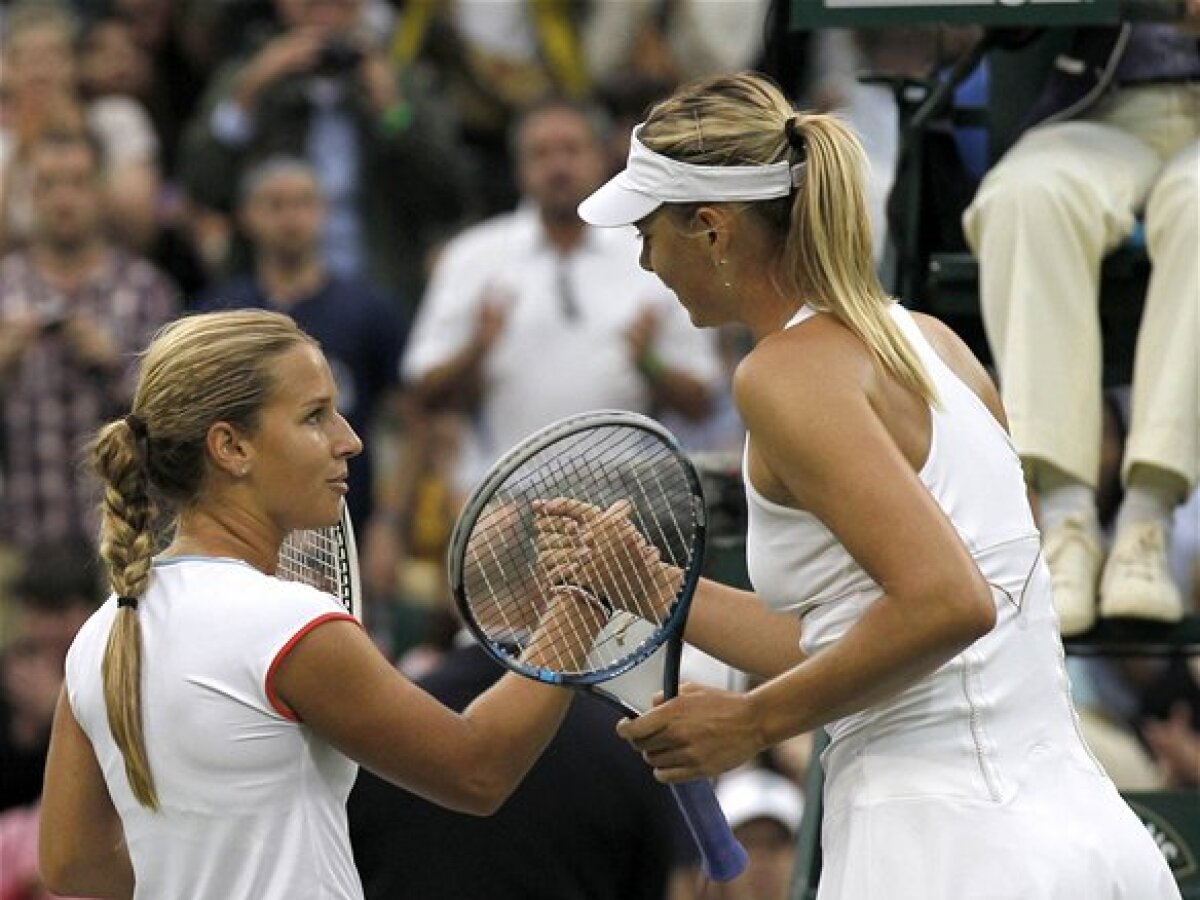 Dominika Cibulková, Maria Šarapovová