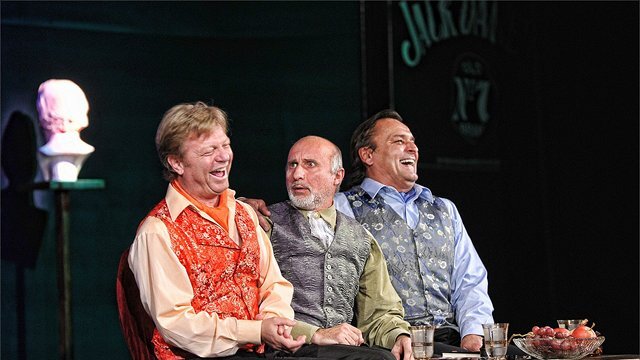 Maroš Kramár, Peter Šimun a Jozef Vajda v hre Lordi.
