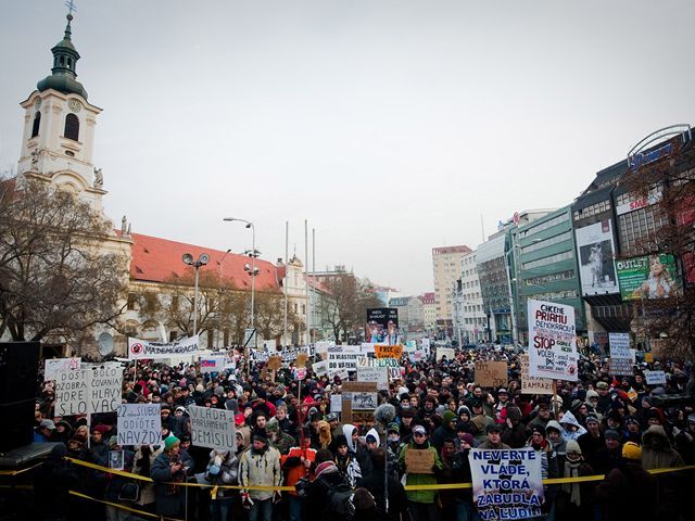 Gorila 2, protest v Bratislave