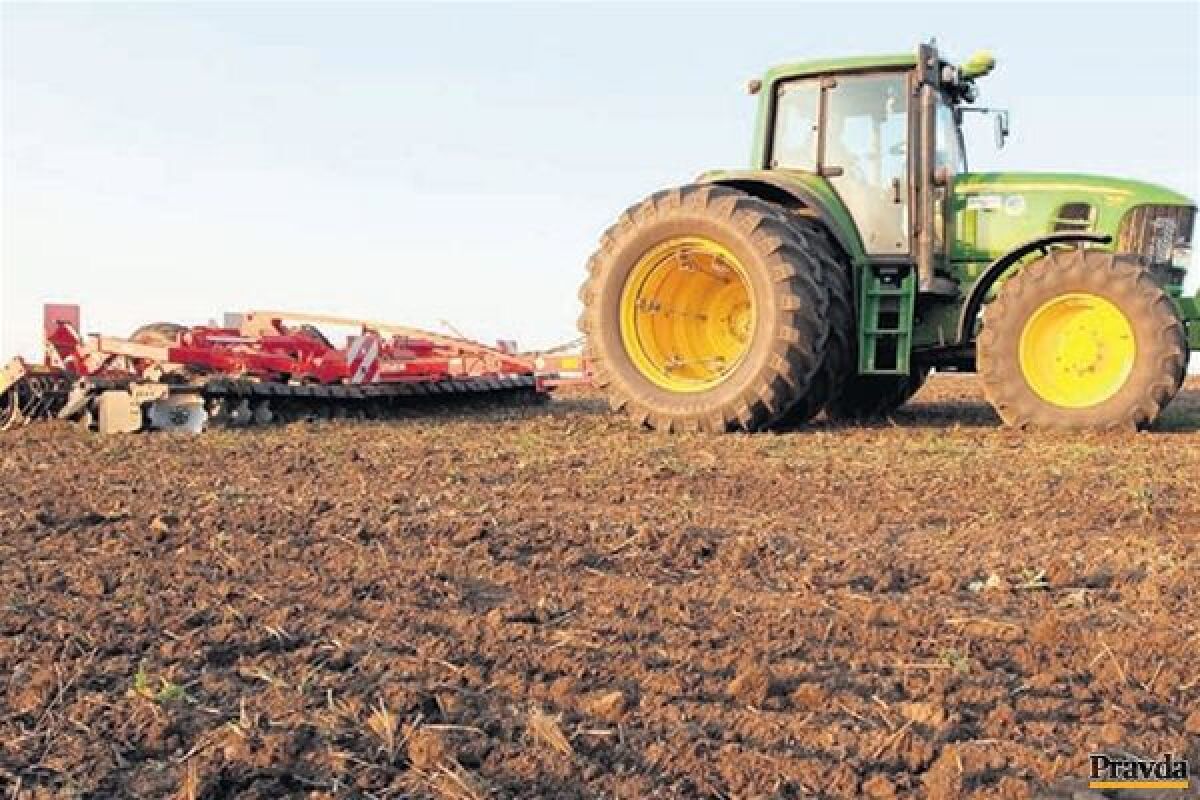 traktor, pole, siatie