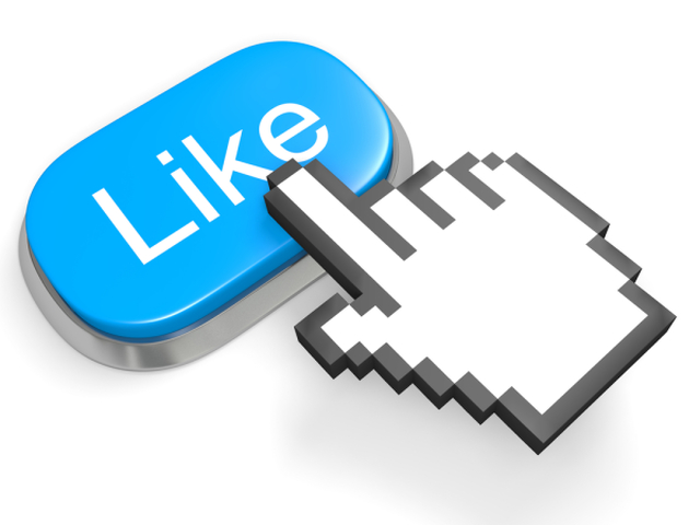 like, facebook, sockálne siete
