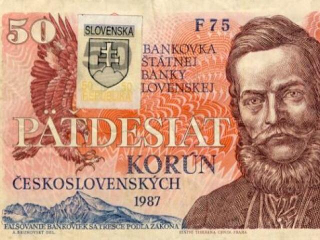 Československo, koruna, kolok