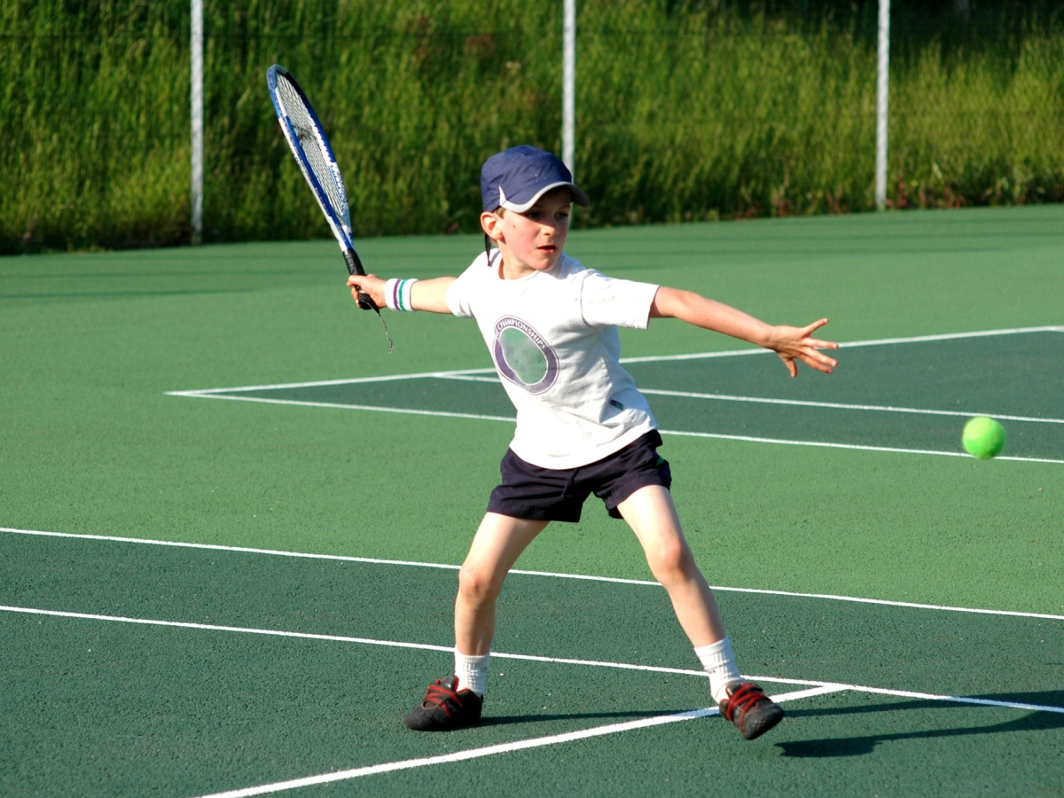 tenis, chlapec, dieťa