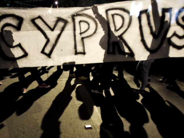 Cyprus, kríza, protest