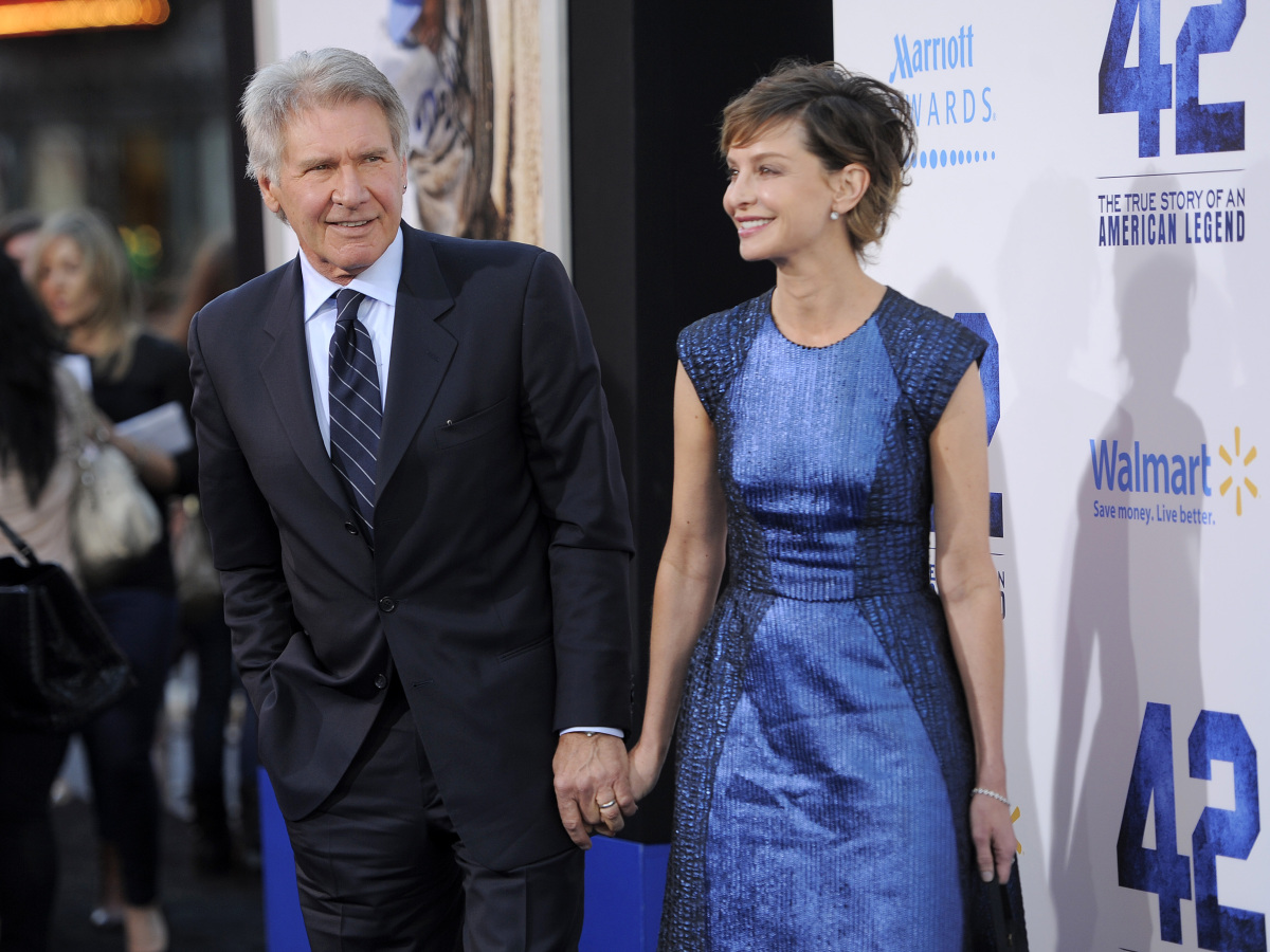 Calista Flockhart a jej manžel Harrison Ford