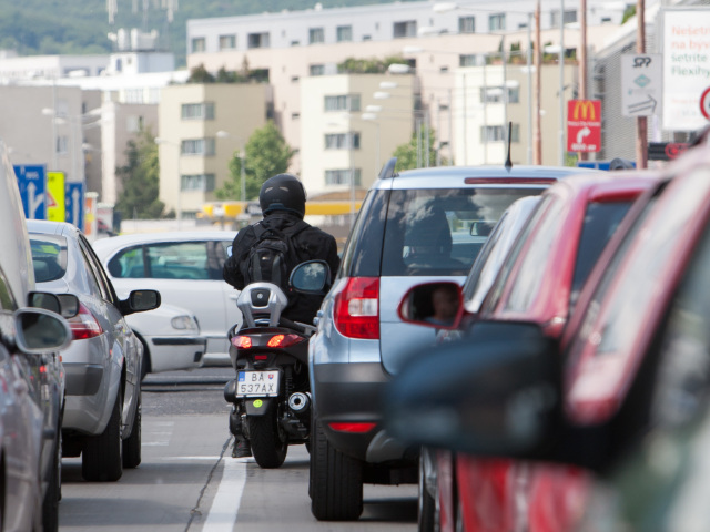 motocykel, motorka, premávka, skúter