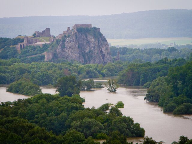 Devín, Morava, povodne, záplavy