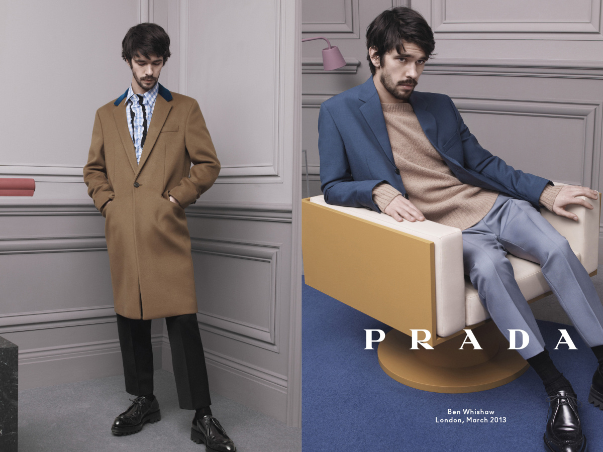 Prada Menswear FW13 Campaign Ben Whishaw