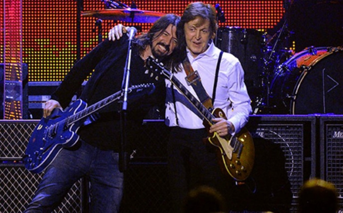 Paul Mc Cartney Dave Grohl