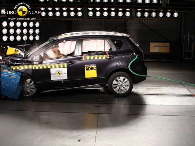Najlepšie výsledky v ochrane dosiahlo spomedzi štyroch testovaných áut Suzuki SX4.