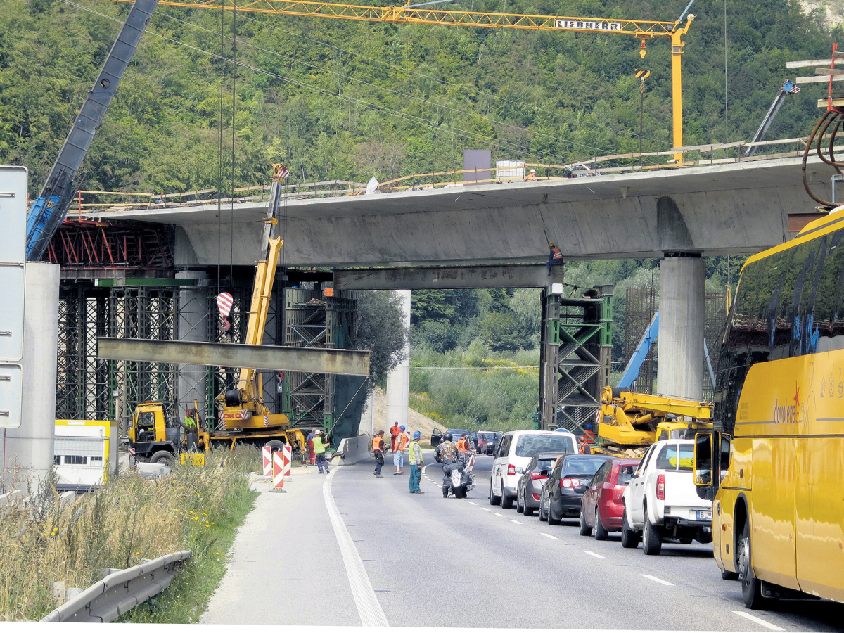 diaľnica, stavba, D1, pri Martine