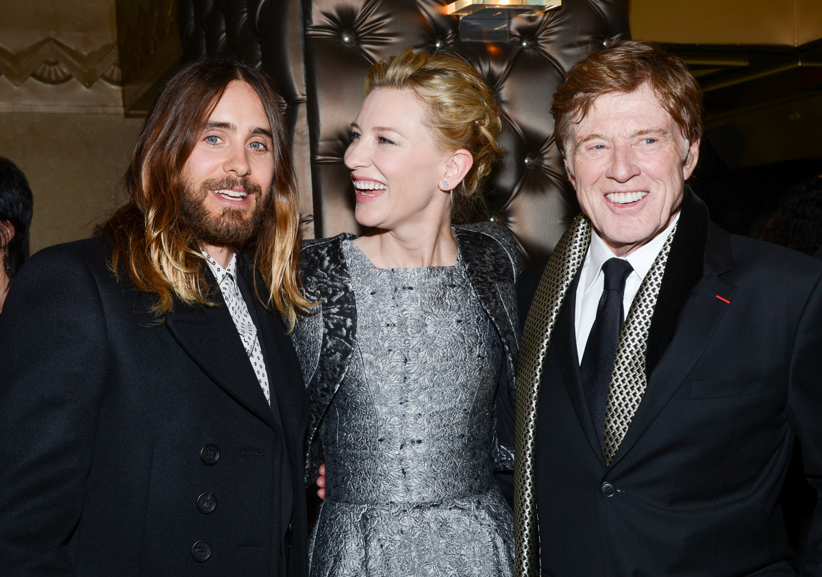 Jared Leto, Cate Blanchett a Robert Redford