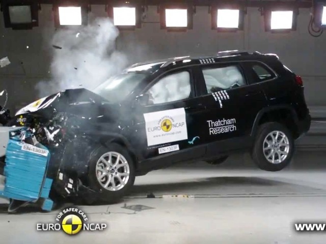 Tešiť sa môžu aj v Jeepe. Nový Cherokee je prvým Jeepom so ziskom piatich hviezdičiek. A hneď aj ako víťaz triedy malých SUV.