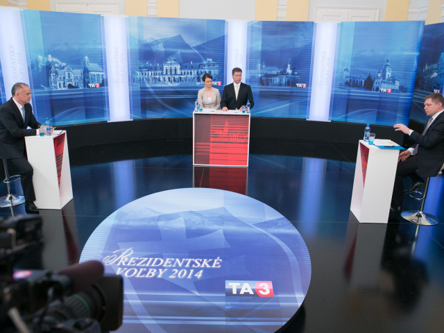 prezidentské voľby 2014, duel TA3, Andrej Kiska, Robert Fico