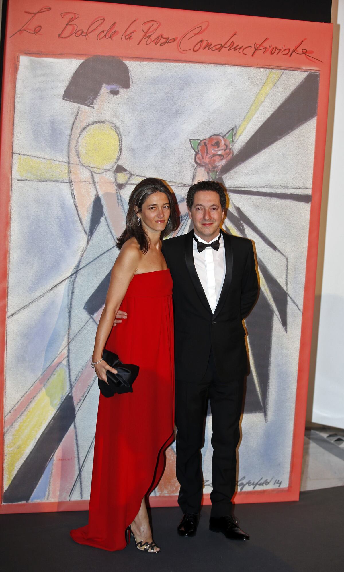 Francúzsky herec Guillaume Gallienne a jeho manželka Amandine.