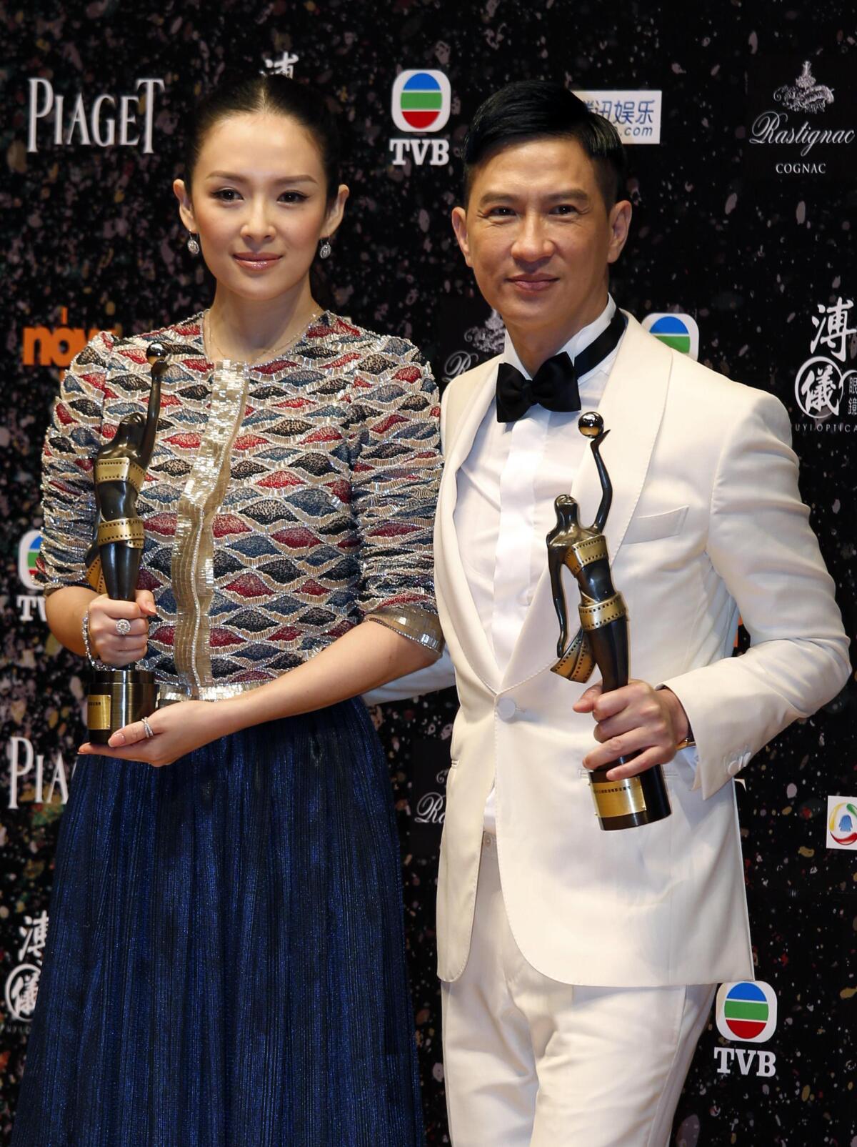 Nick Cheung (vpravo) a Zhang Ziyi.