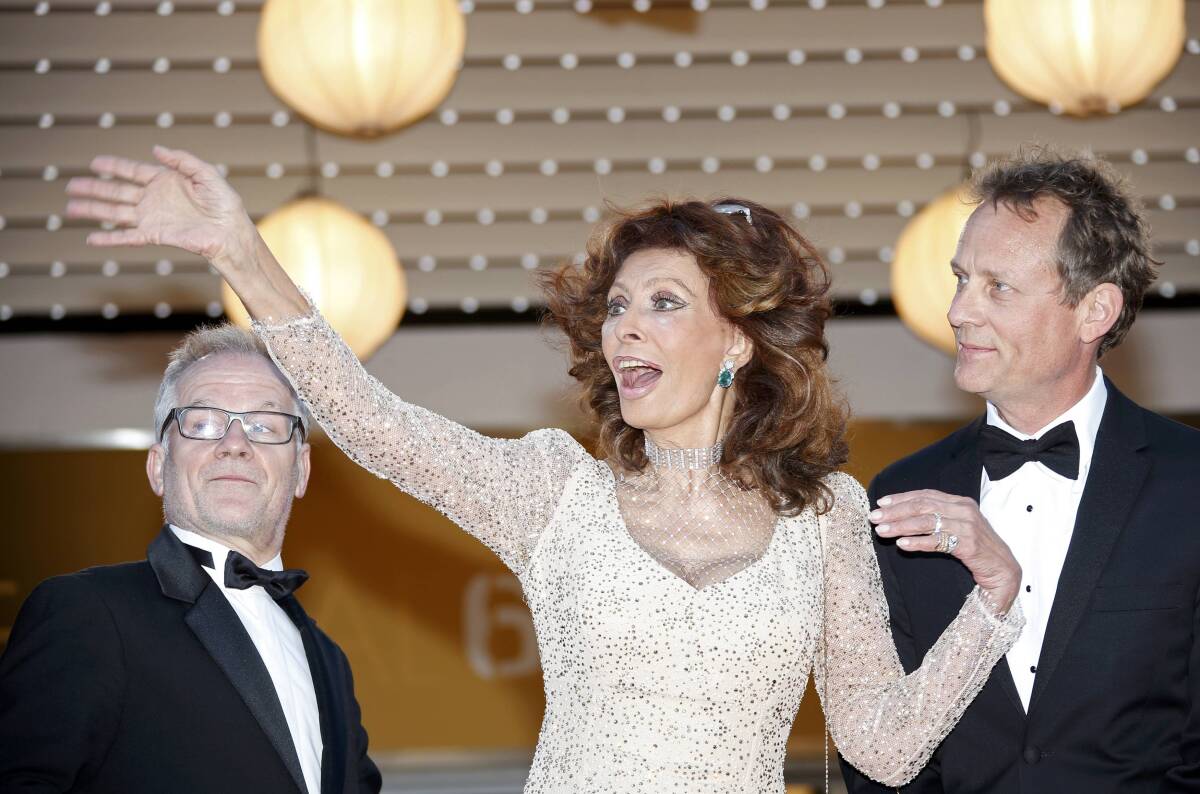 Herečka Sophie Loren máva fotografom.
