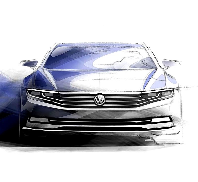 Dizajn Passatu bude čiastočne inšpirovaný štúdiou VW Cross Coupé. Týka sa to najmä prednej masky. Klasické svetlomety doplnia za príplatok full LED reflektory.