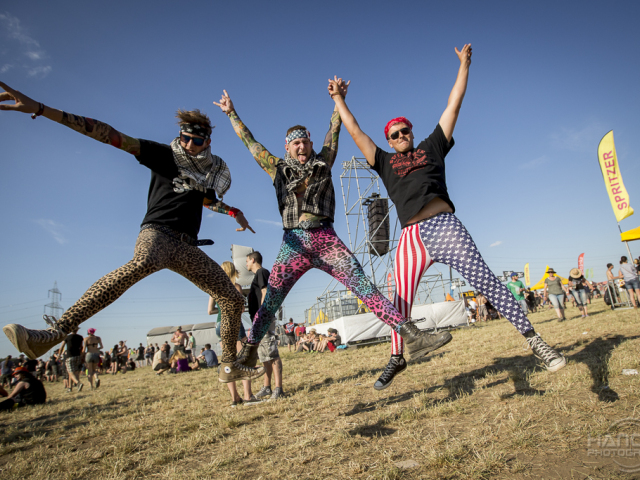 Atmosféra na festivale Nova Rock - deň prvý.