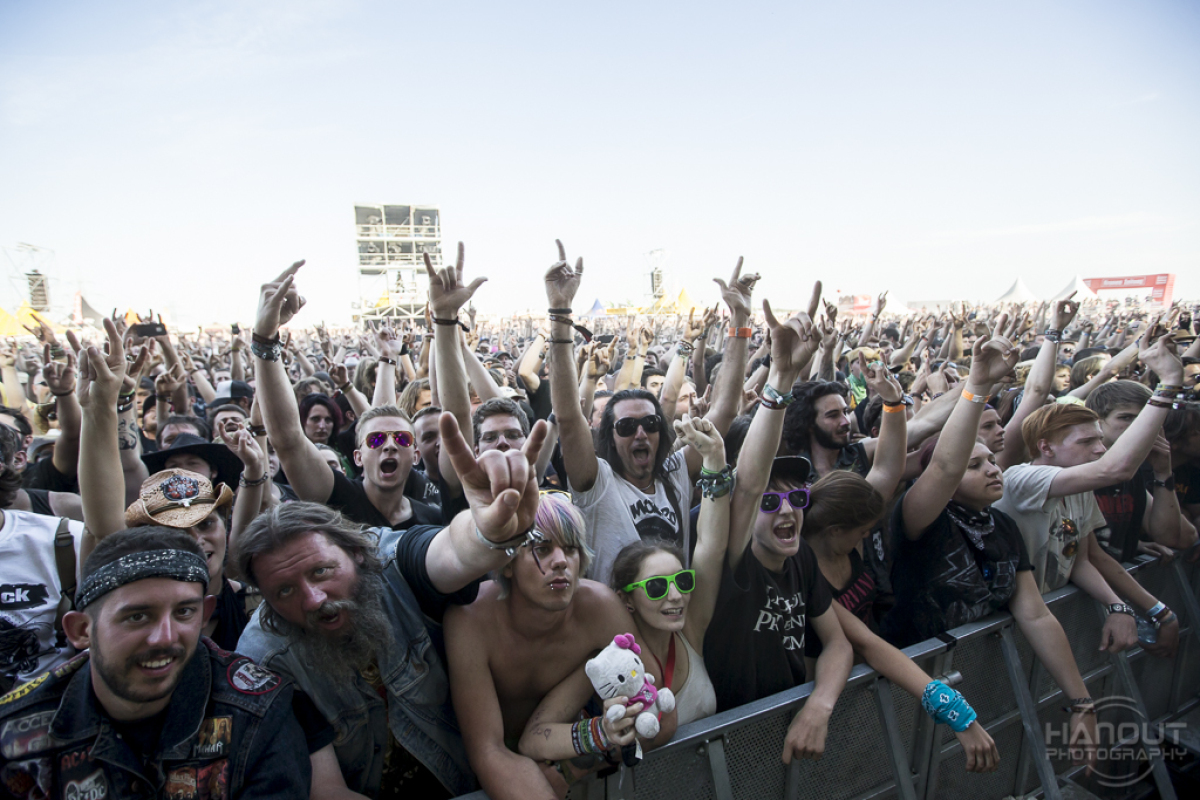 Atmosféra na festivale Nova Rock - deň prvý.