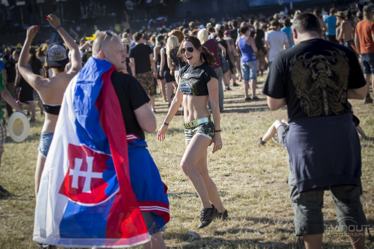 Atmosféra na festivale Nova Rock - deň prvý.