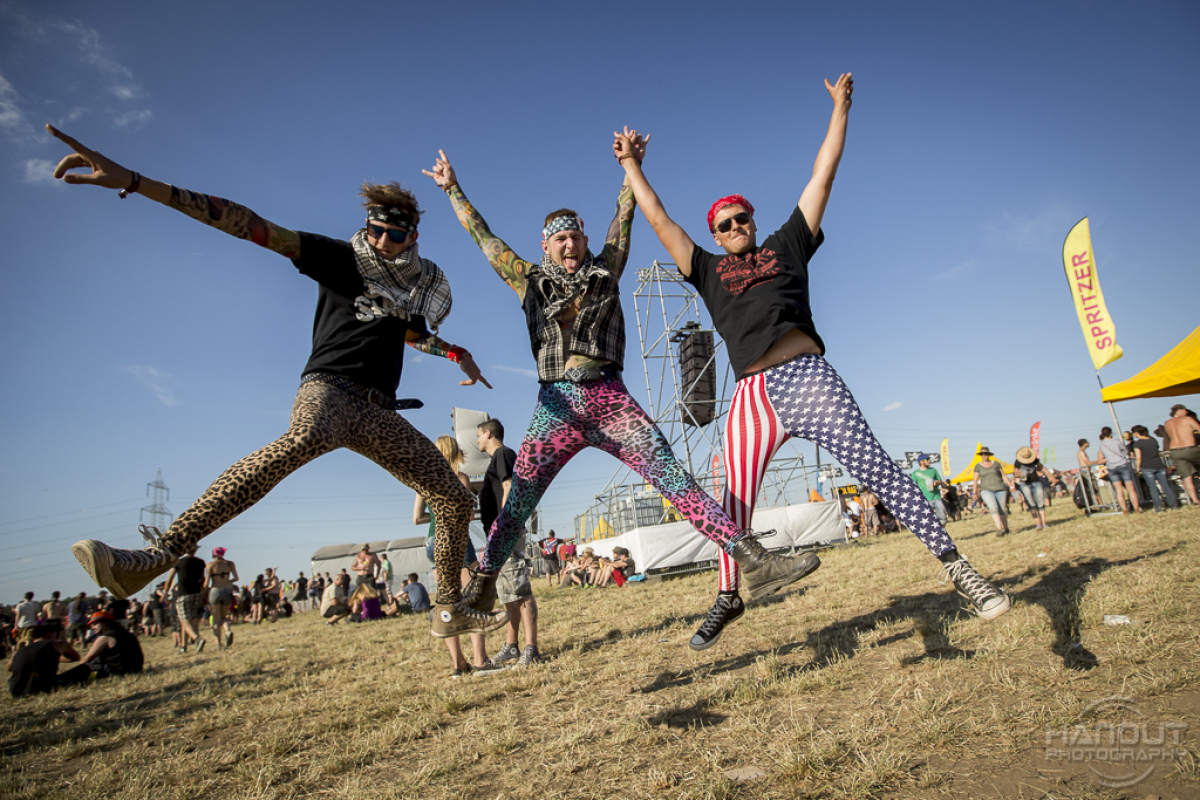 Atmosféra na festivale Nova Rock - deň prvý.
