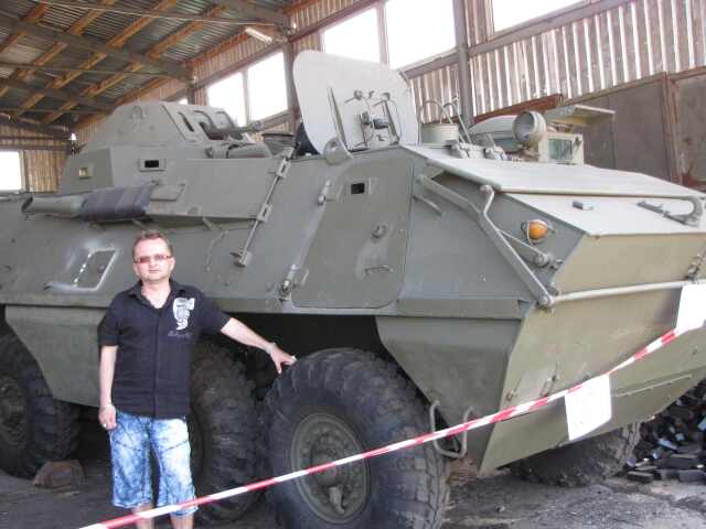 Obrnený transportér v zbierke Igora Alberta je plne funkčný.