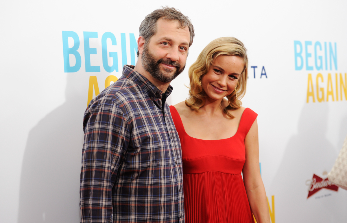 Producent Judd Apatow s herekčou  Brie Larson.