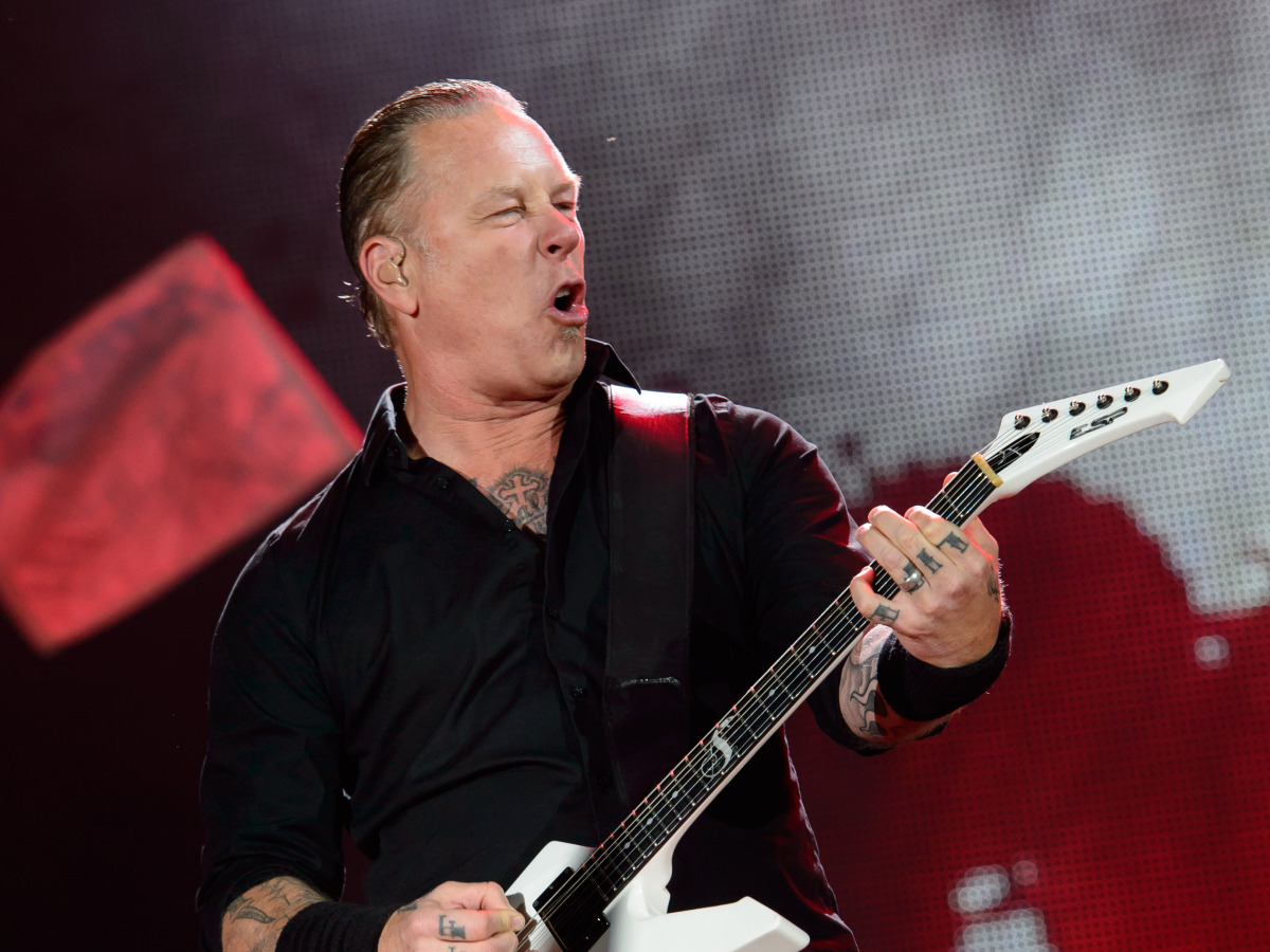 Britain Glastonbury, james Hetfield, Metallica