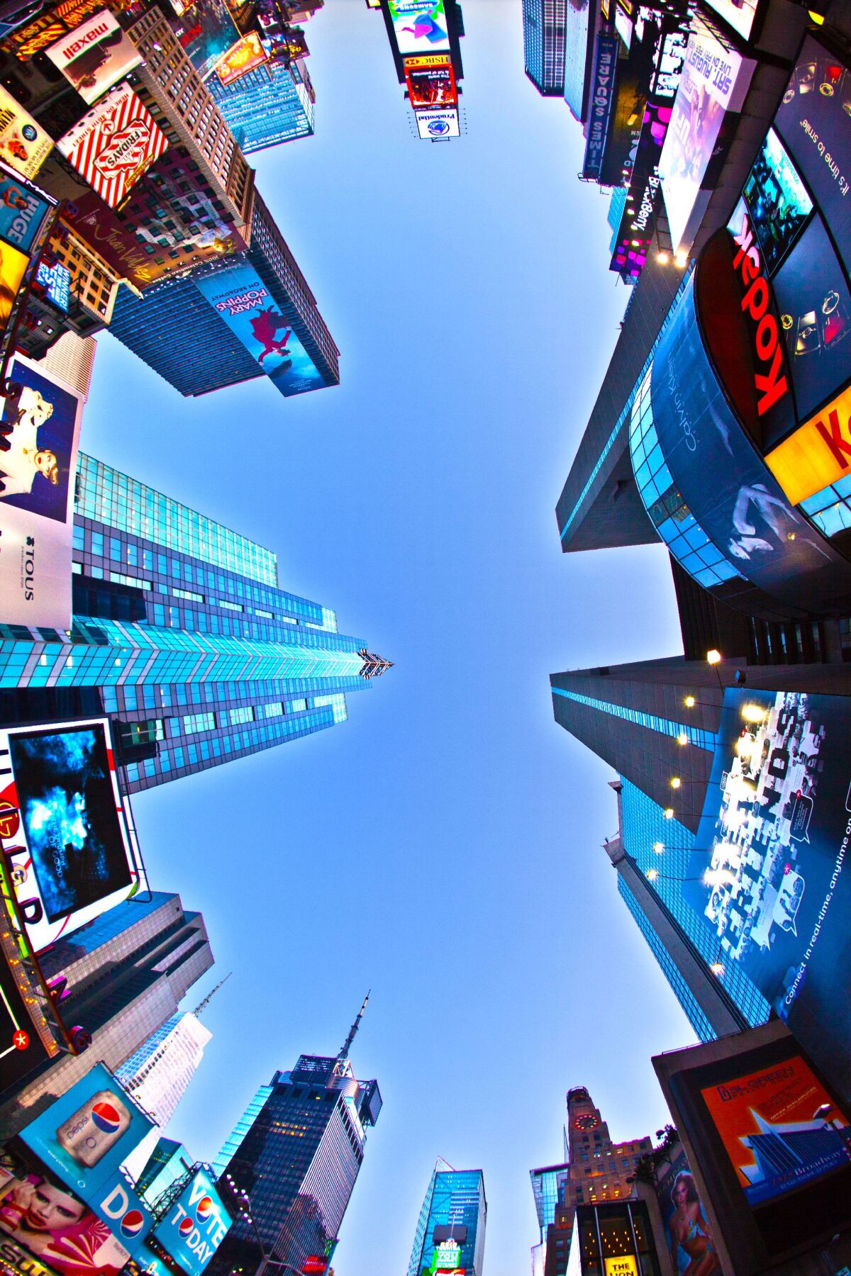 domy, budovy, New York, Times Square