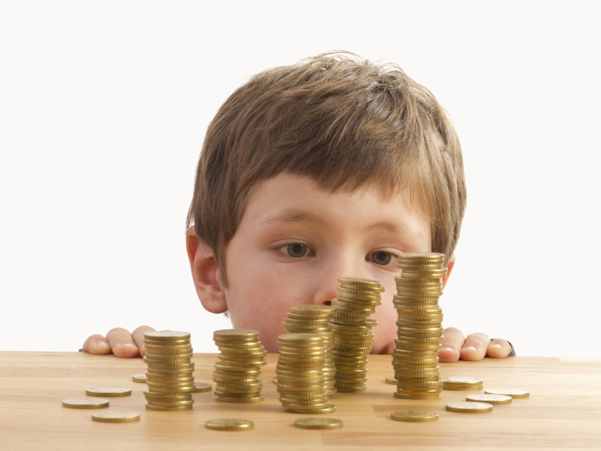 finančná gramotnosť, dieťa, peniaze