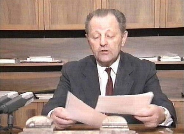 Miloš Jakeš v časoch, keď predstieral perestrojku.