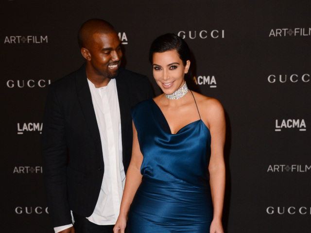 Kanye West a jeho manželka Kim Kardashian