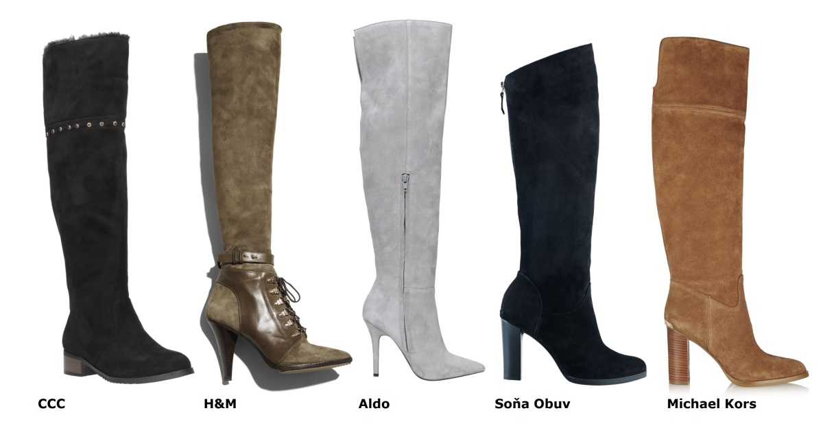 čižmy - zima 2014 - 40 tipov - trendy
