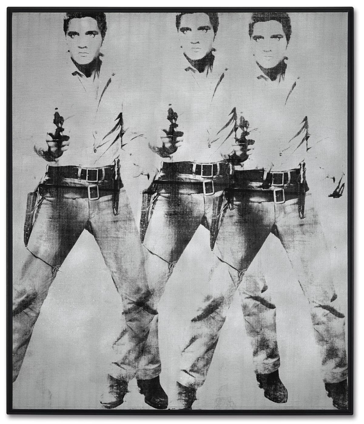 Andy Warhol's : Triple Elvis [Ferus Type]