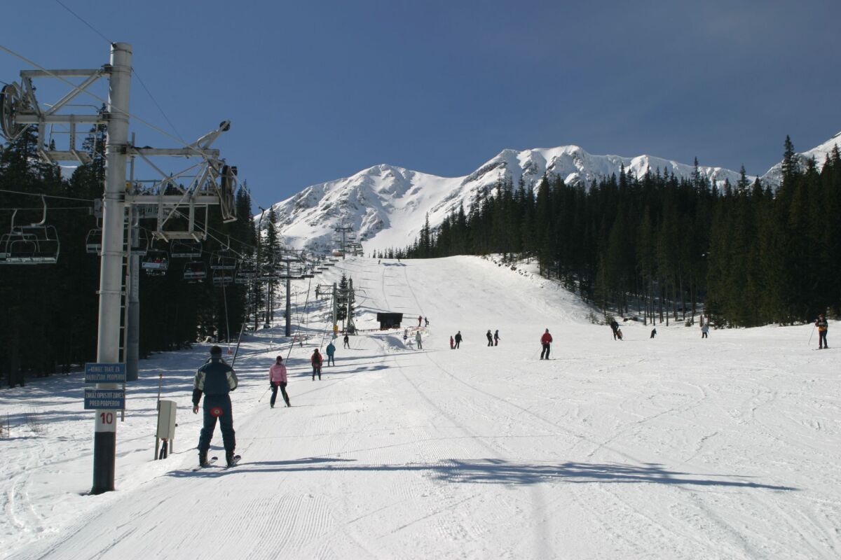 Rohace - Spalena, hory, zima, Tatry, lanovka,