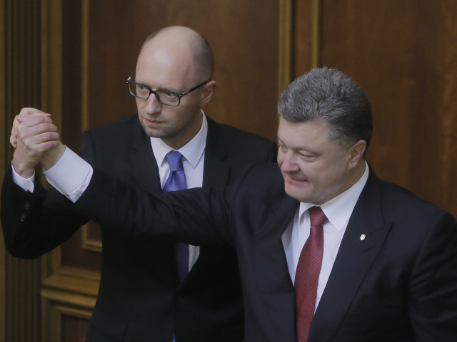 Porošenko, Jaceňuk