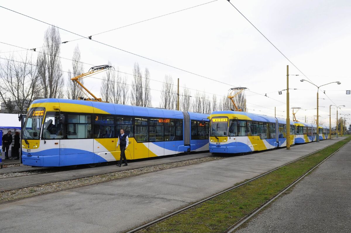 Košice, električka Vario, MHD,
