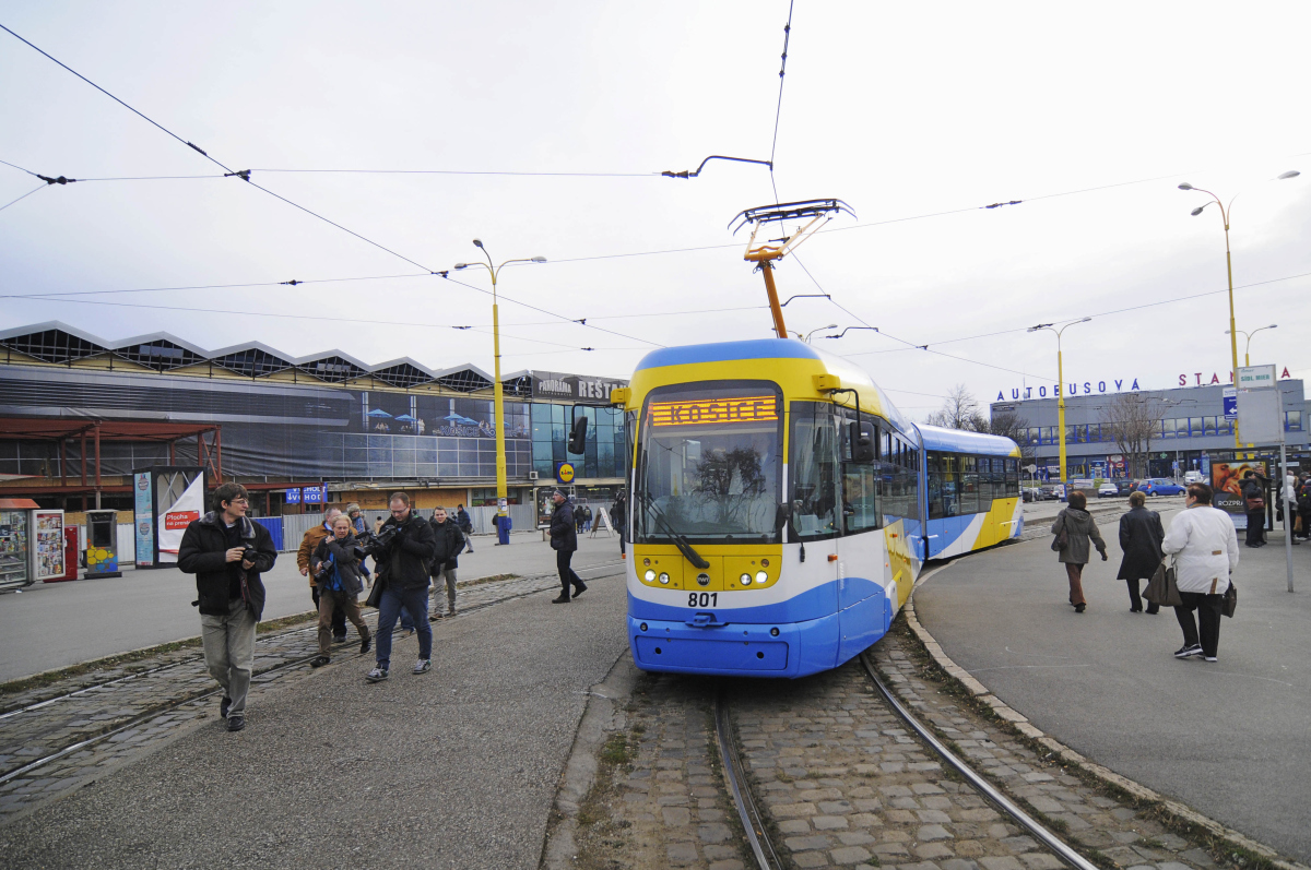 Košice, električka Vario, MHD,