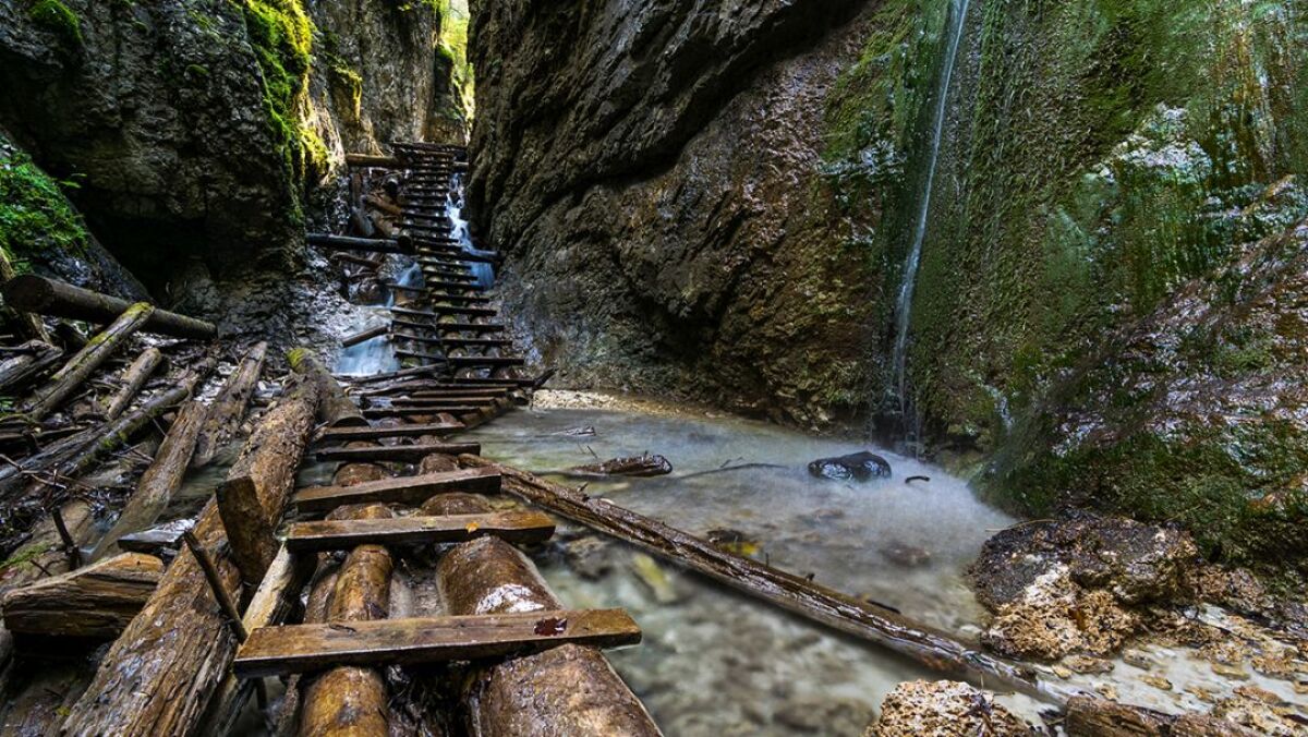 Slovenský raj, rokliny,