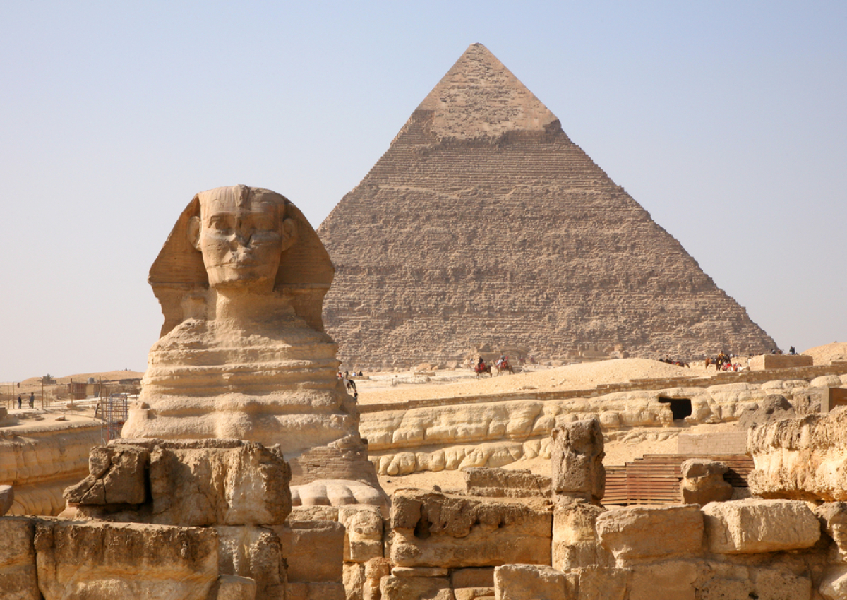 sfinga, pyramída, Egypt, Giza