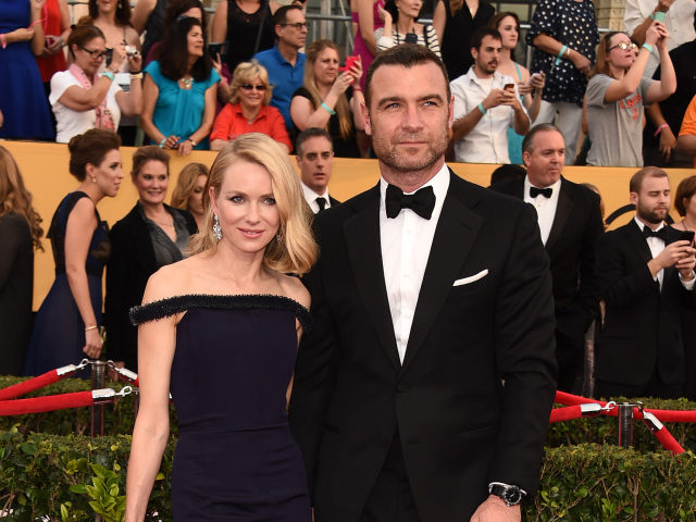 Herecký pár Naomi Watts a jej manžel Liev Schreiber.