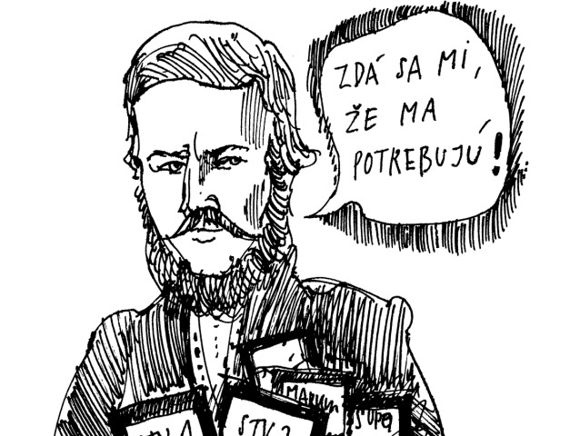 Štúr, slovenčina, kresba,