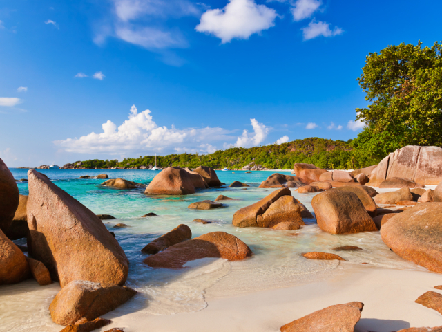 Anse Lazio, Praslin, Seychely