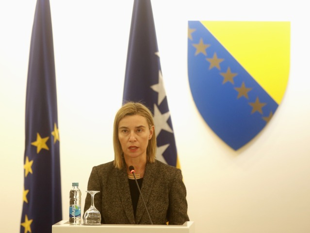 Federica Mogheriniová, Bosna a Hercegovina, EÚ